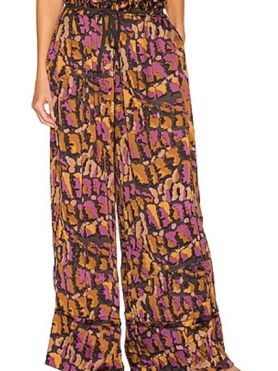 Free People Goddess Lounge Pants in charcoal size L - Picture 2 of 5